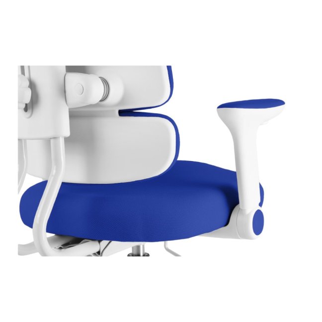 Dětská rostoucí židle Neoseat KIDDY THREE — látka, pratelný potah, tmavě modrá