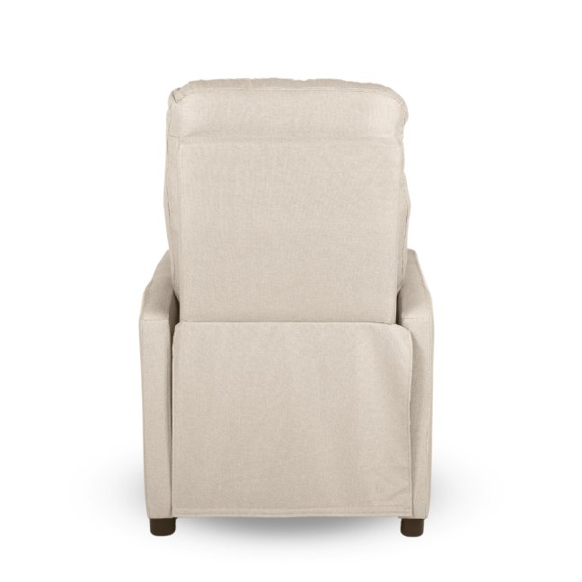 Relaxační polohovací TV křeslo MODO — látka, béžová, nosnost 130 kg