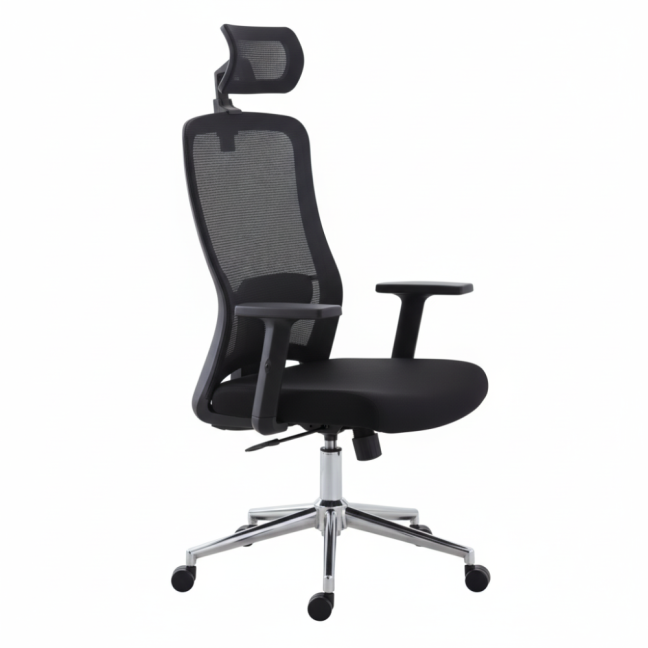 Kancelářská ergonomická židle Neoseat ZENA — černá, nosnost 150 kg