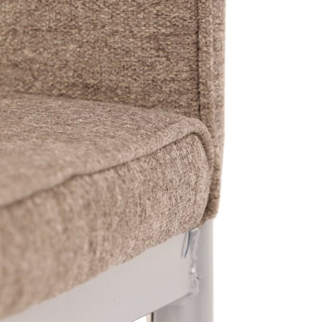 Jídelní židle MAUS — kov, látka, více barev - Barevné varianty jídelní židle MAUS: Krémová