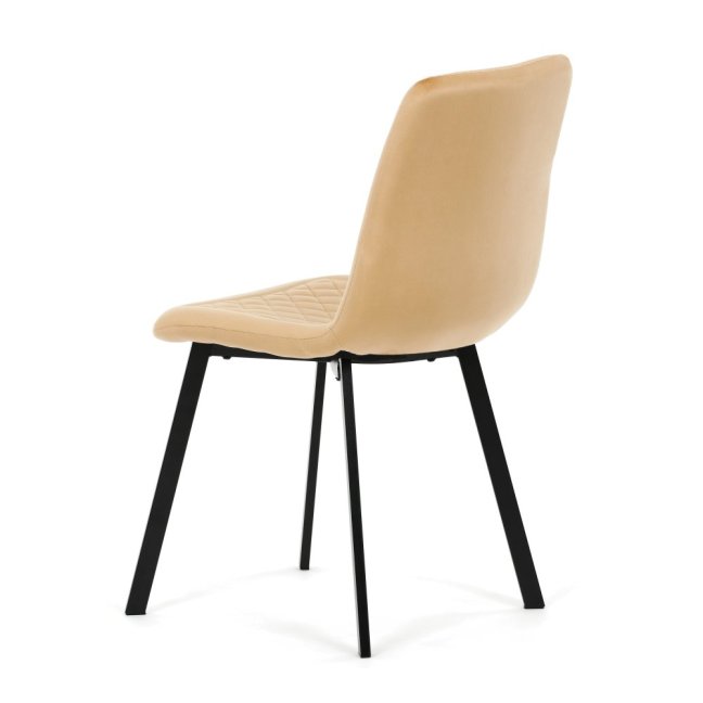 Jídelní židle PAIGE — kov, samet, více barev - Barevné varianty jídelní židle PAIGE: Černá