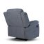 Relaxační polohovací TV křeslo DUVAL — látka, šedá, nosnost 130 kg