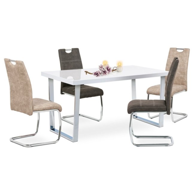 Jídelní židle NOLA — kov, látka, více barev - Barevné varianty jídelní židle NOLA: Černá