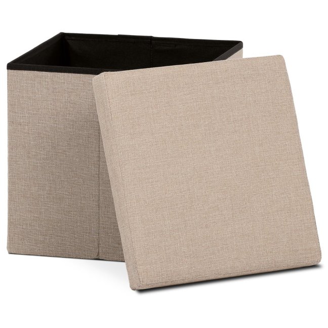 Taburet HERAKLES s úložným prostorem — látka, více barev