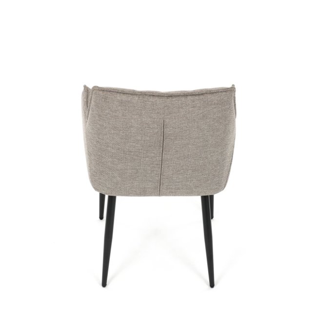 Jídelní křeslo KONIG — látka, béžová