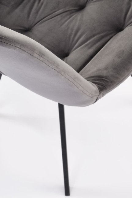 Jídelní otočná židle ROSITA — kov, látka, černá / více barev