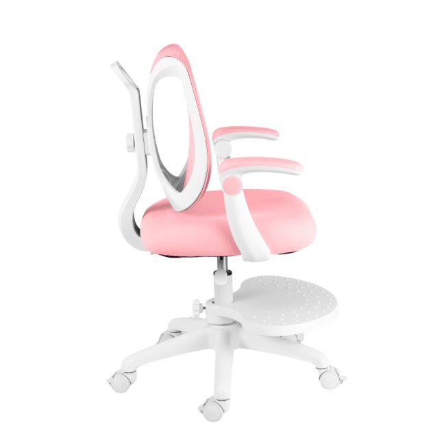 Dětská rostoucí židle Neoseat JUNI 022 — látka, pratelný potah, růžová