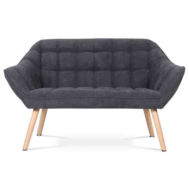 Relaxační pohovka ASPO — masiv, látka, šedá