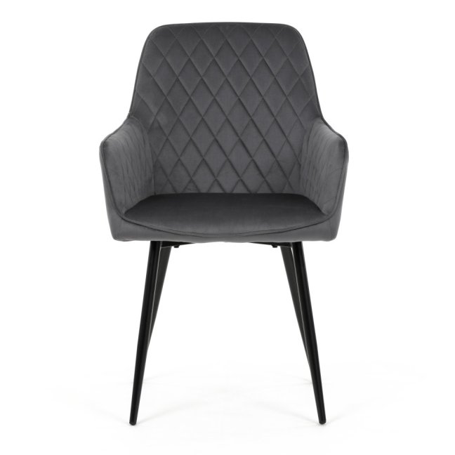 Jídelní křeslo CINDY — samet, černá / více barev - Barevné varianty židle CINDY: Modrá