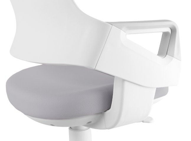Dětská rostoucí židle Neoseat KIDDY FIVE — látka, pratelný potah, šedá