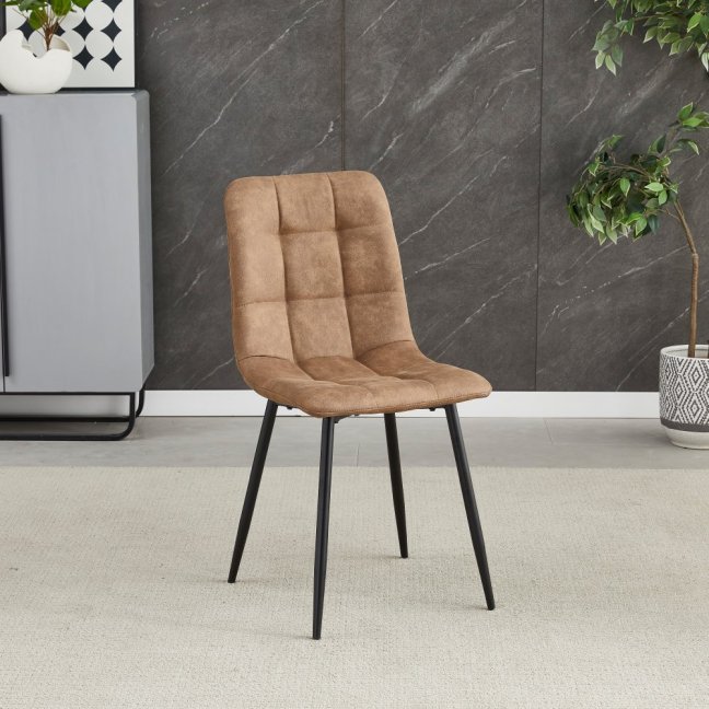 Jídelní židle THEO III — kov, látka vintage, více barev - Barevné varianty židle THEO III: Černá