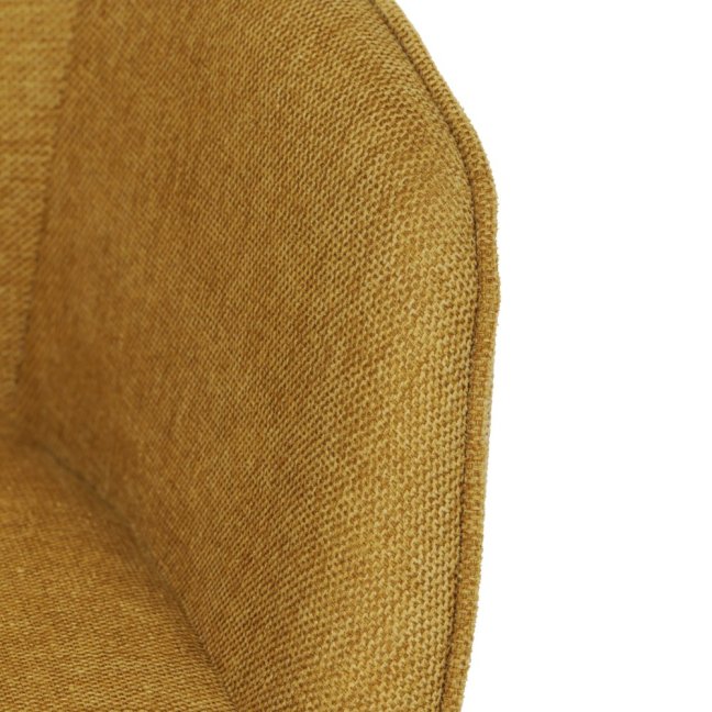 Jídelní otočná židle SCARA — kov, látka, více barev