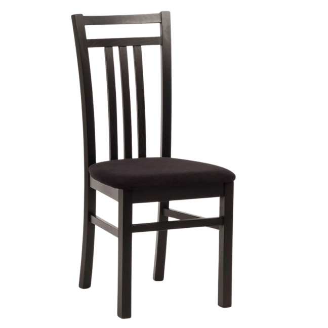 Jídelní čalouněná židle LOTY — masiv, látka, více barev - Moření jídelní židle: Třešeň, Barva čalounění látkou VELVET: Velvet terracotta 44