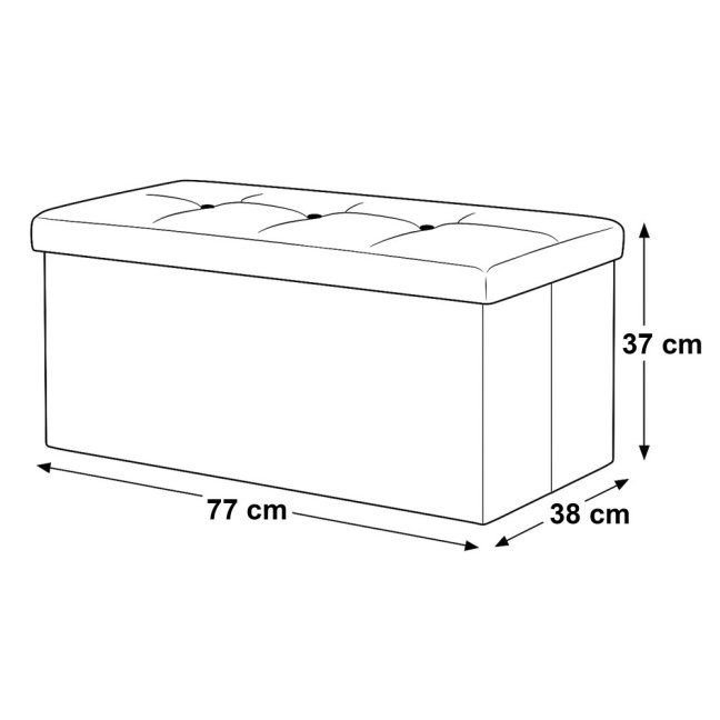 Taburet AFRODITE s úložným prostorem — manšestr, více barev