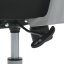 Kancelářská ergonomická židle GRANT II — síť, látka, šedá