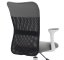 Dětská židle Neoseat MONKEY WHITE s podnoží — látka, bílá / světle šedá
