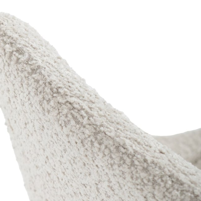 Jídelní židle TALISE — kov, látka, stříbrná / více barev