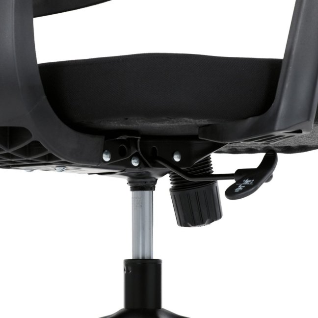 Kancelářská ergonomická židle GRANT — síť, látka, černá / šedá