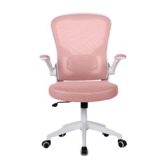 Dětská otočná židle Neoseat LEXI — látka, růžová