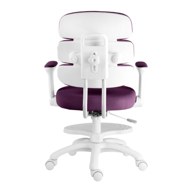 Dětská rostoucí židle Neoseat KIDDY THREE — látka, pratelný potah, fialová