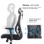Kancelářská ergonomická židle Neoseat FLEX PRO — černá, nosnost 150 kg
