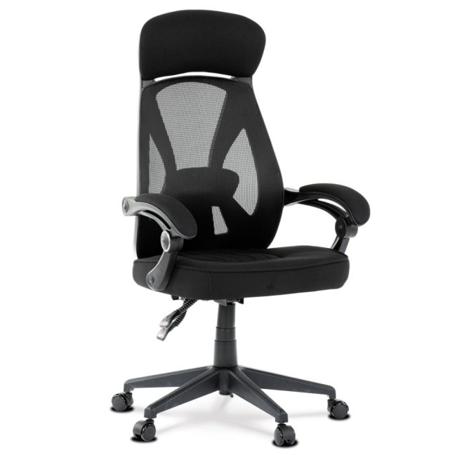 Kancelářské křeslo RUPERT — síť / látka, černá