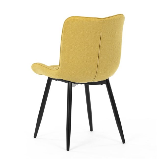 Jídelní židle PAELA — kov, látka, více barev - Barevné varianty jídelní židle PAELA: Světle šedá