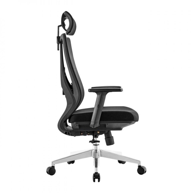 Kancelářská ergonomická židle Neoseat AMADORA — černá, nosnost 150 kg