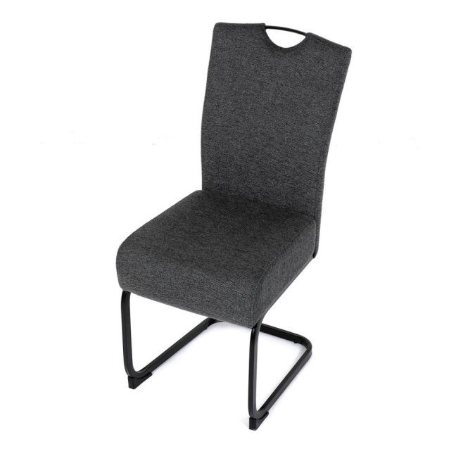 Jídelní židle MARLENE — kov, látka, více barev - Barevné varianty jídelní židle MARLENE: Šedá