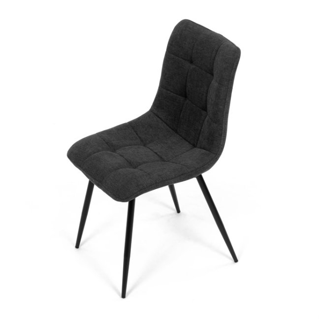 Jídelní židle MONDE — kov, látka, více barev - Barevné varianty jídelní židle MONDE: Stříbrná