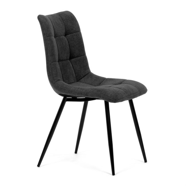 Jídelní židle MONDE — kov, látka, více barev - Barevné varianty jídelní židle MONDE: Stříbrná