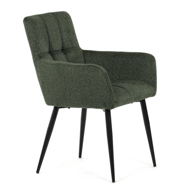 Jídelní křeslo LYON — kov, látka, více barev - Barevné varianty jídelního křesla LYON: Tmavě šedá