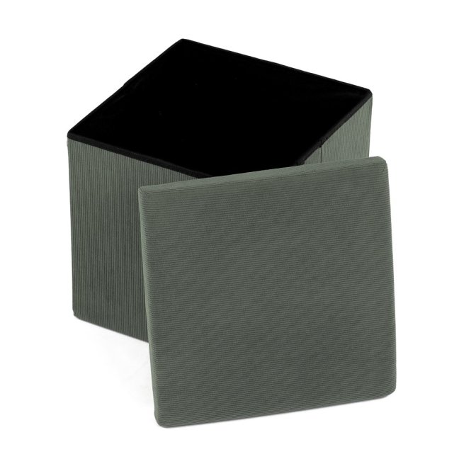 Taburet ADONIS s úložným prostorem — manšestr, více barev