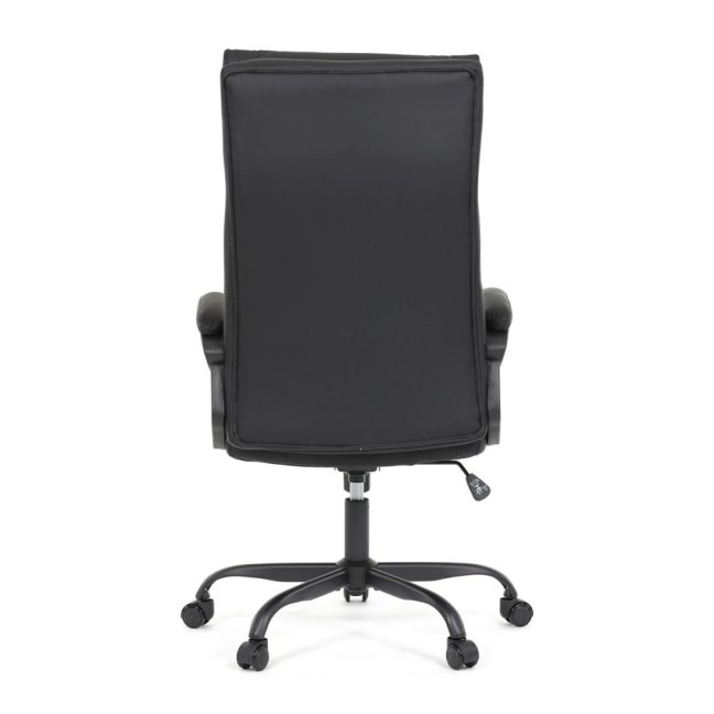 Kancelářské křeslo PEDRO — ekokůže, černá