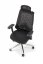 Kancelářská ergonomická židle GERONIMO — síť / látka, černá