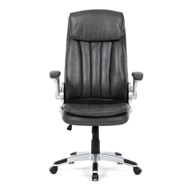 Kancelářské křeslo KURO — ekokůže, šedá