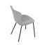 Jídelní židle JULES — kov, látka, více barev - Barevné varianty jídelní židle JULES: Světle šedá