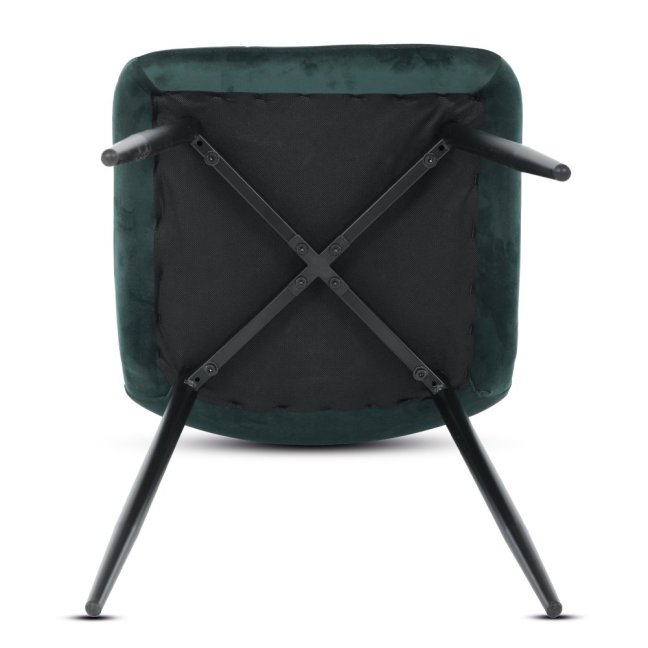 Jídelní židle THEO II — kov, samet, více barev - Barevné varianty židle THEO II: Modrá