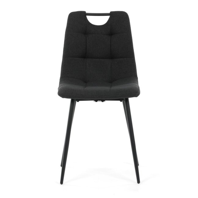 Jídelní židle KLAUDIUS — kov, látka, nosnost 150 kg, více barev - Barevné varianty jídelní židle KLAUDIUS: Šedá