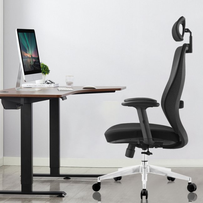 Kancelářská ergonomická židle Neoseat NICOLE — černá, nosnost 150 kg
