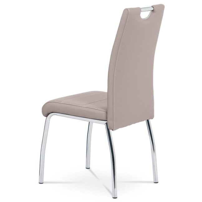 Jídelní židle LILA — kov, ekokůže, více barev - Barevné varianty jídelní židle LILA: Bílá