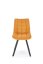 Jídelní židle MIHA — kov, látka, více barev - Barevné varianty jídelní židle MIHA: Hořčicová