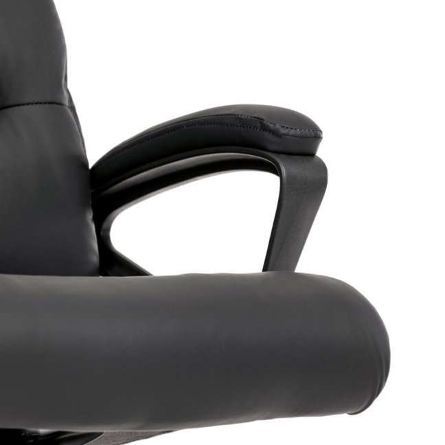 Kancelářské křeslo PEDRO — ekokůže, černá