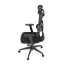 Kancelářská ergonomická židle GRANT — síť, látka, černá