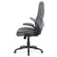 Kancelářské křeslo JARED — ekokůže, šedá