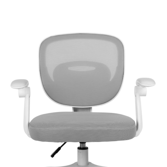 Dětská otočná židle Neoseat JUNI 008 s podnoží — látka, šedá