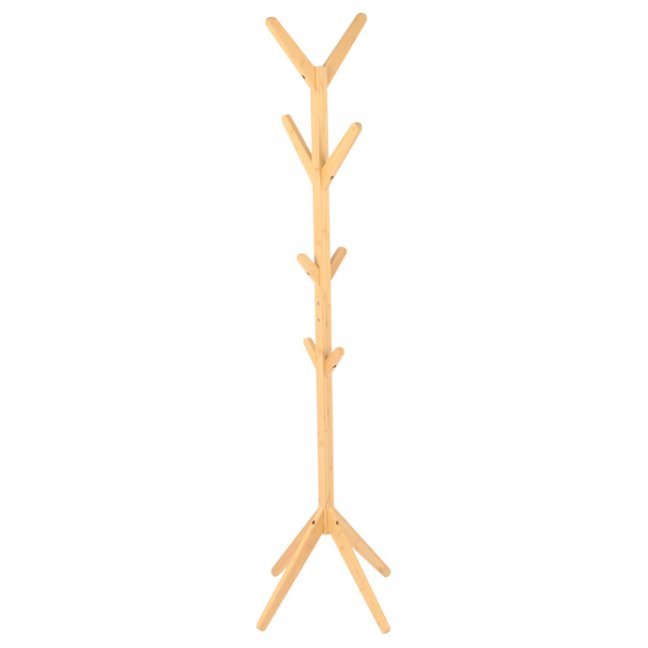 Stojanový věšák SUNLI II — masiv bambus, přírodní