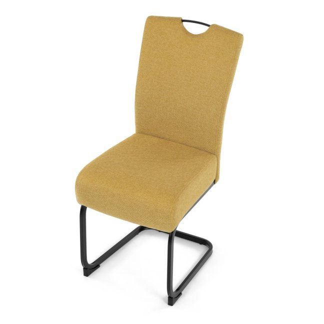 Jídelní židle MARLENE — kov, látka, více barev - Barevné varianty jídelní židle MARLENE: Šedá