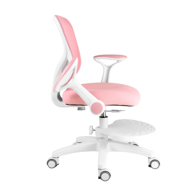 Dětská rostoucí židle Neoseat JUNI 007 — látka, pratelný potah, růžová