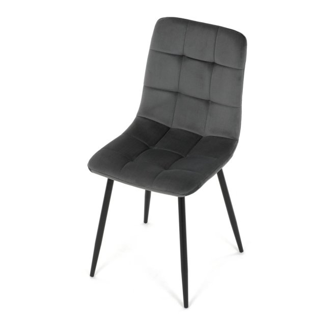 Jídelní židle THEO II — kov, samet, více barev - Barevné varianty židle THEO II: Modrá